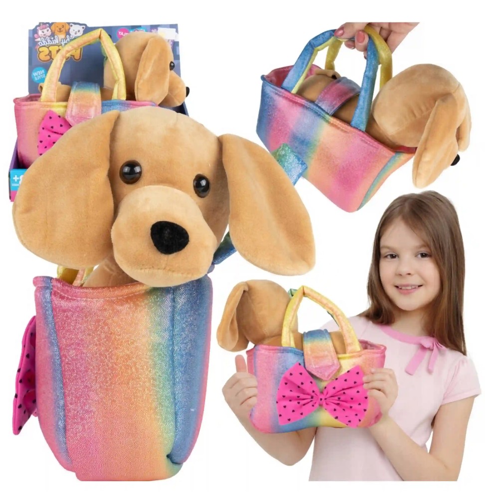 Plush Puppy in Bag 2in1 for Kids