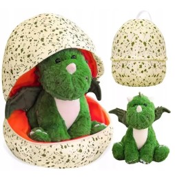 Pluszowy dinozaur w jajku 35 cm - idealny prezent