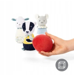 Edukacyjne Pluszowe Kręgle 3m+ Baby Ono