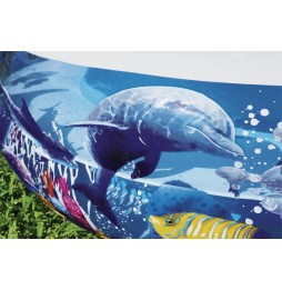 Inflatable Pool Ocean Depth 262x157x46cm for Kids