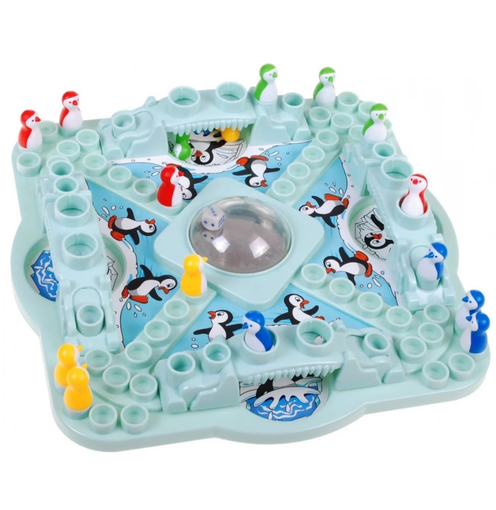 Penguin Race Board Game for Kids and Adults