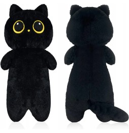 Black Cat Plush Pillow 40 cm