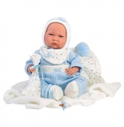 Spanish Baby Doll Lalo 42 cm with Crying Function