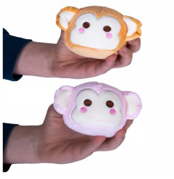 Pudding Pillow with Plush Monkeys