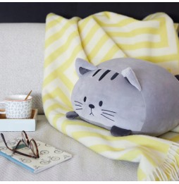 Cat-Shaped Pillow for Kids