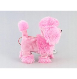 Pink Battery-Powered Dog Toy for Kids