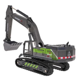 Metal Black-Green Excavator for Kids