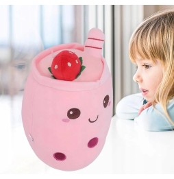 Strawberry Shake Plush Toy 20cm