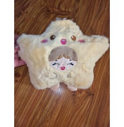 Star Plush Pillow 20cm Yellow