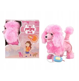 Pink Battery-Powered Dog Toy for Kids