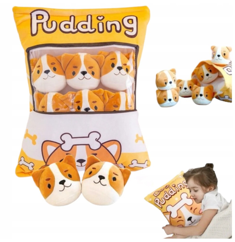 Corgi Dog Pudding Pillow Gift Idea