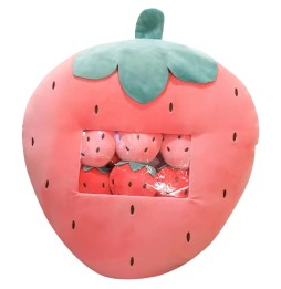 Strawberry Pudding Pillow Plush Toy