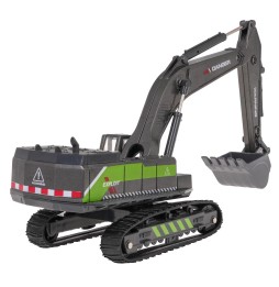 Metal Black-Green Excavator for Kids