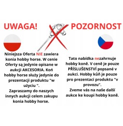 Ogłowie meksykańskie dla hobby horsa