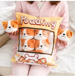 Corgi Dog Pudding Pillow Gift Idea