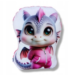 Pink Dragon Pillow 40 cm - Uszyciuch