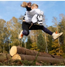 Hobby horse Skippi koń na kiju A3 z kantarem