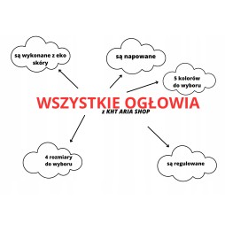 Ogłowie westernowe dla hobby horse