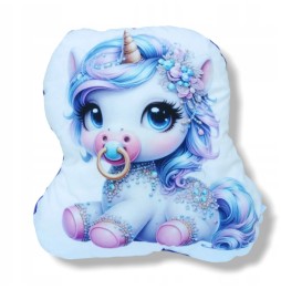 Perna unicorn cu microfibră 40 cm