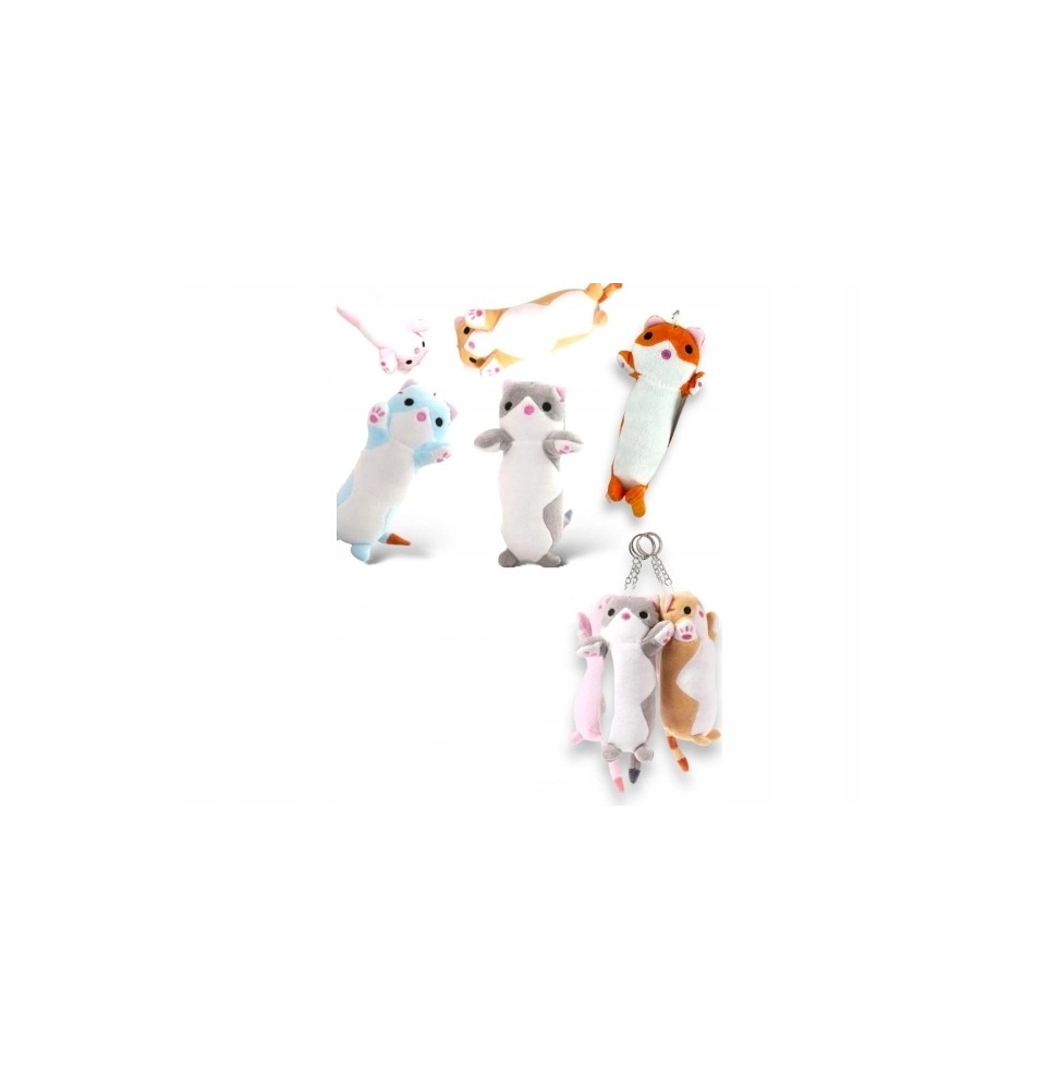 Plush Cat Roller Keychain