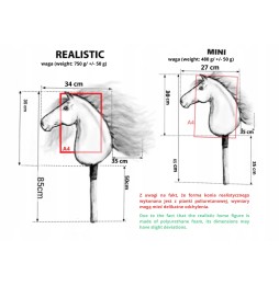 Realistic hobby horse chestnut A4