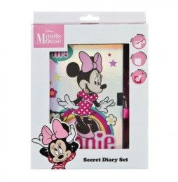 Lockable Diary with Secret Pen - Minnie Mouse