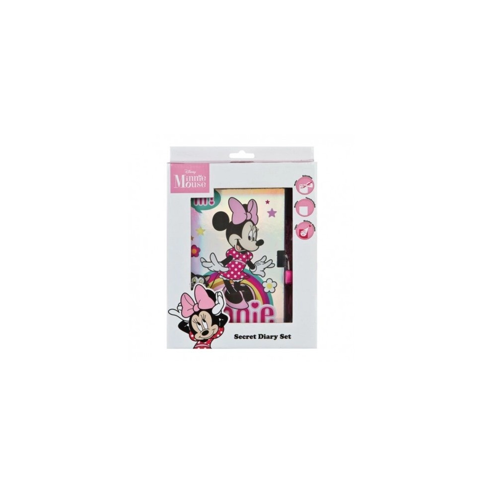 Lockable Diary with Secret Pen - Minnie Mouse