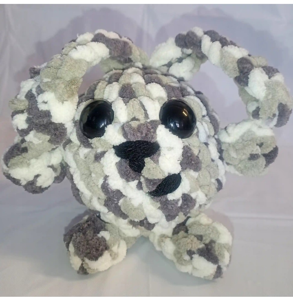 Crochet Bunny Plush Toy 12 cm