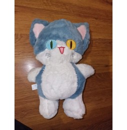 Large Plush Kitten with Shark Tail