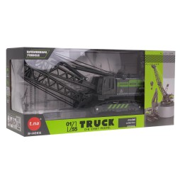 Black-Green Metal Crane for Kids 3+