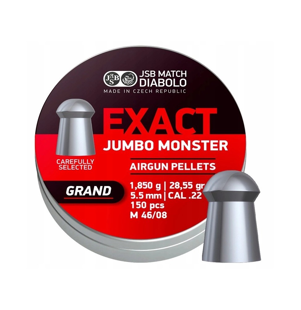 Śrut diabolo JSB Exact Jumbo Monster Grand 5,52 mm