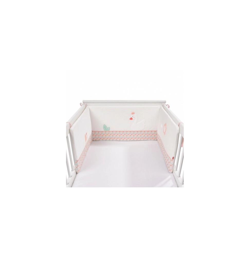 Crib Bumper Swan, Swan Lake Collection