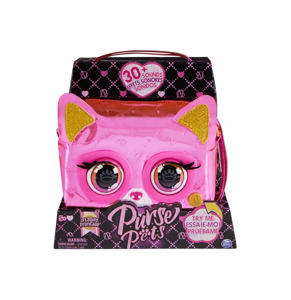 Interactive Purse Pets Bag Pink