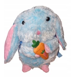 Rabbit Carrot Backpack Blue