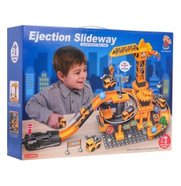 Construction Site with Vehicles for Kids