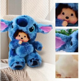 Monchhichi Stitch Plush Doll 20 cm