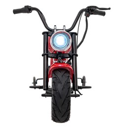 Motoreta chopper warrior roșie pentru copii