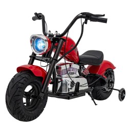 Red Chopper Warrior Motorcycle for Kids