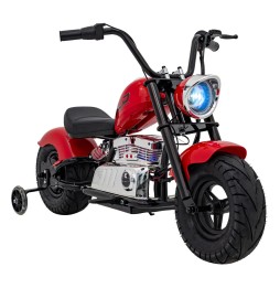 Red Chopper Warrior Motorcycle for Kids