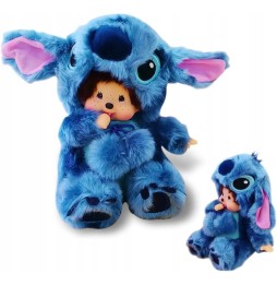 Monchhichi Stitch Plush Doll 20 cm