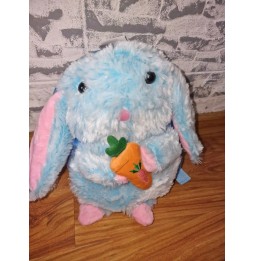 Rabbit Carrot Backpack Blue