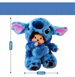 Monchhichi Stitch Plush Doll 20 cm