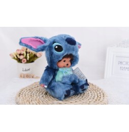 Monchhichi Stitch Plush Doll 20 cm