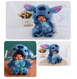 Monchhichi Stitch Plush Doll 20 cm