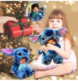 Monchhichi Stitch Plush Doll 20 cm