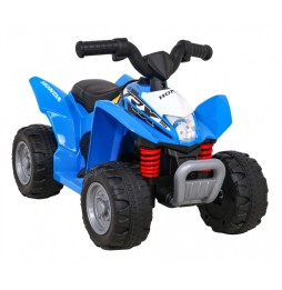 Quad Honda 250X TRX pentru copii - albastru cu claxon și LED