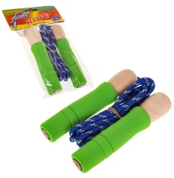 Jump Rope for Kids with Wooden Handles