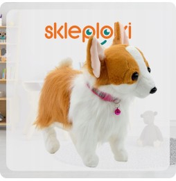 Interactive Corgi Dog on a Leash