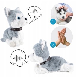 Câine interactiv husky pentru copii