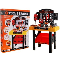 2-in-1 Tool Workshop for Kids 3+ with Accessories